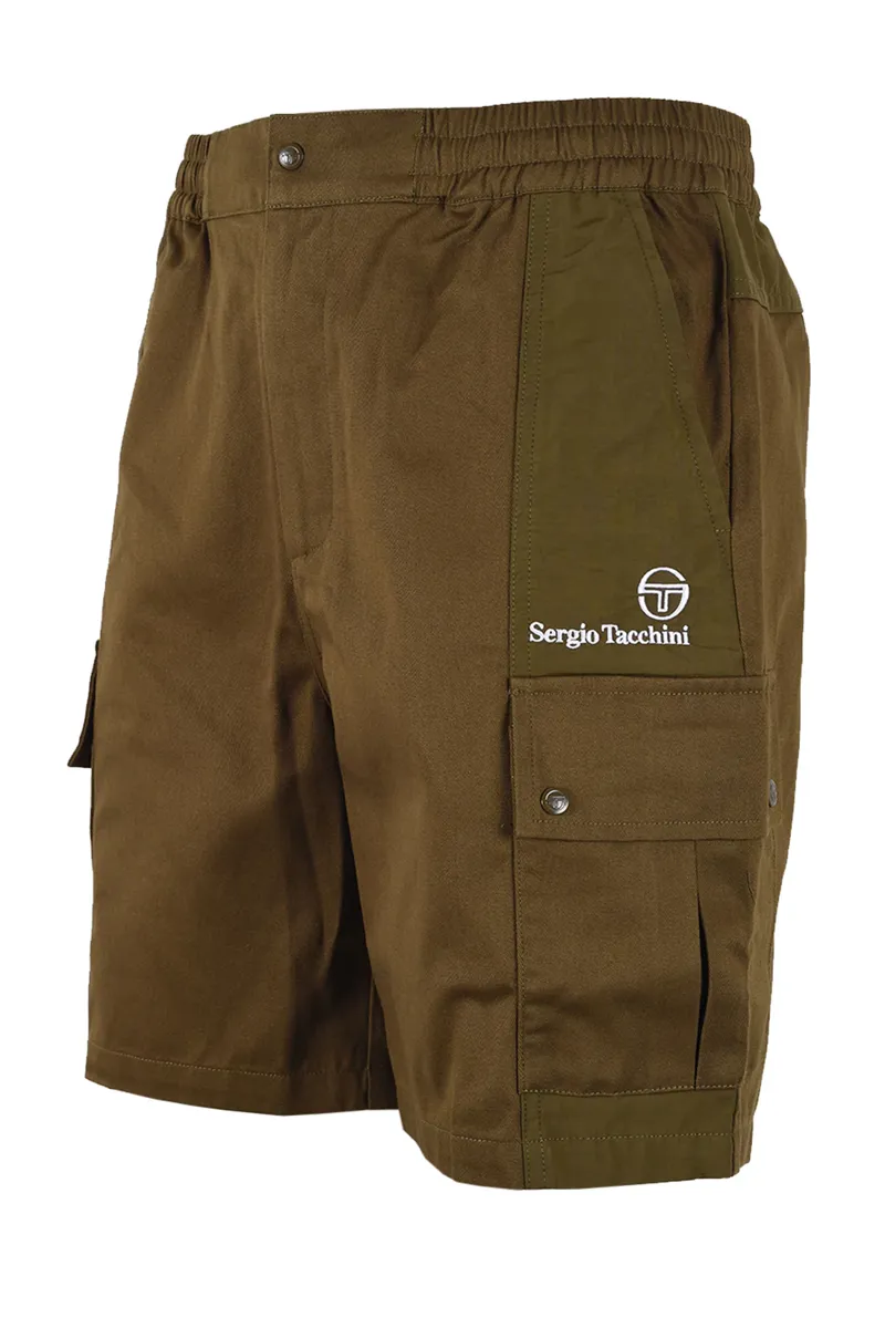 Sergio Tacchini Calisti Pocket Shorts Olive-1
