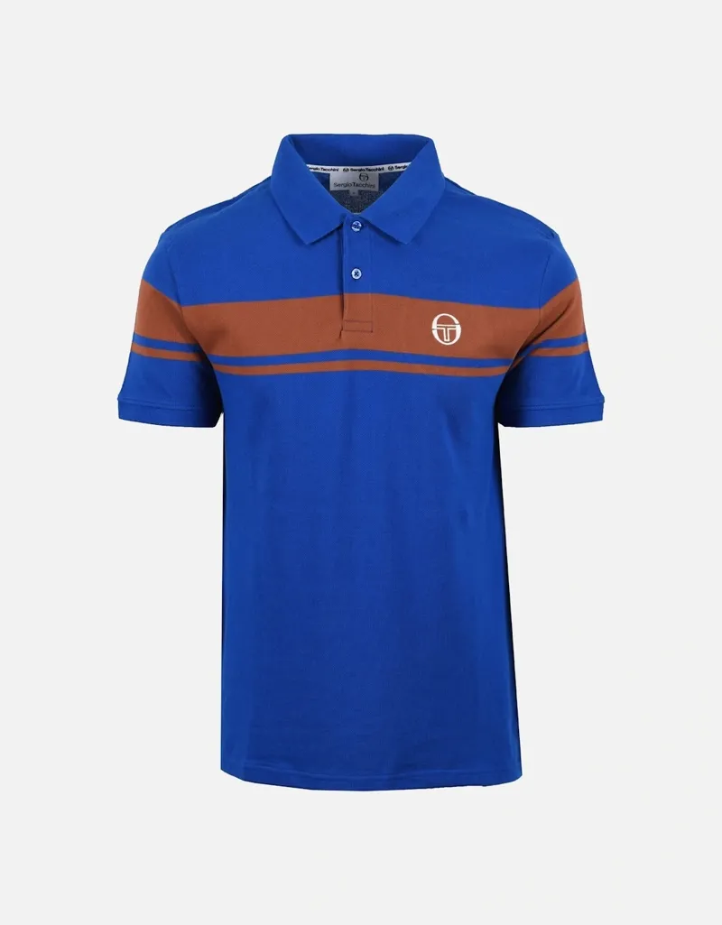Sergio Tacchini Young Line Polo T-shirt Nautical Blue / Mocha-1