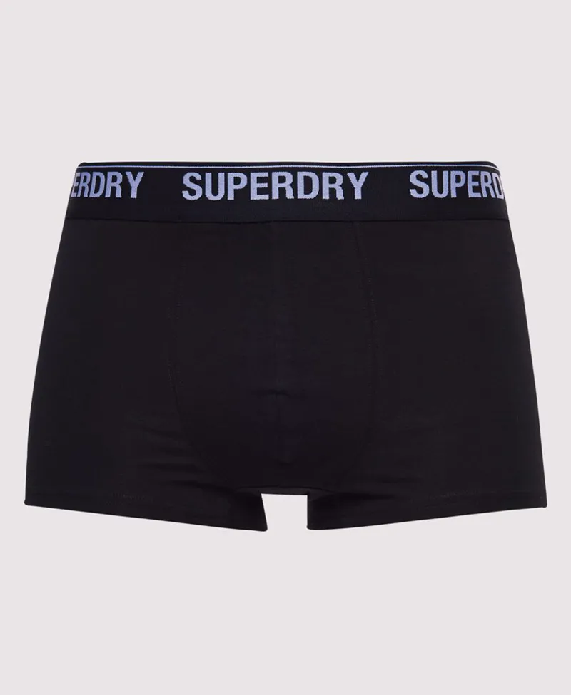 Superdry Organic Cotton Boxer Triple Pack Black/Orange/Grey-3