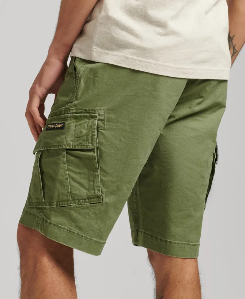 Mens olive green cargo shorts shop