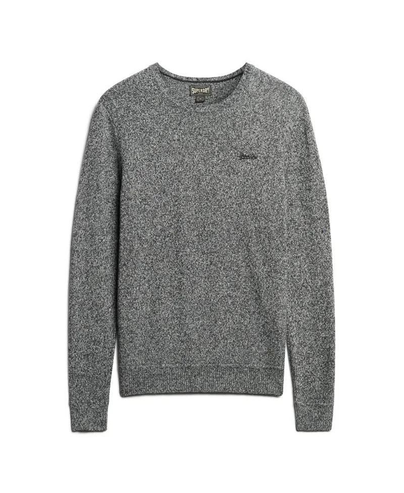 Superdry Essential Crew Jumper Dark Charcoal Jaspe XXXL ONLY-6