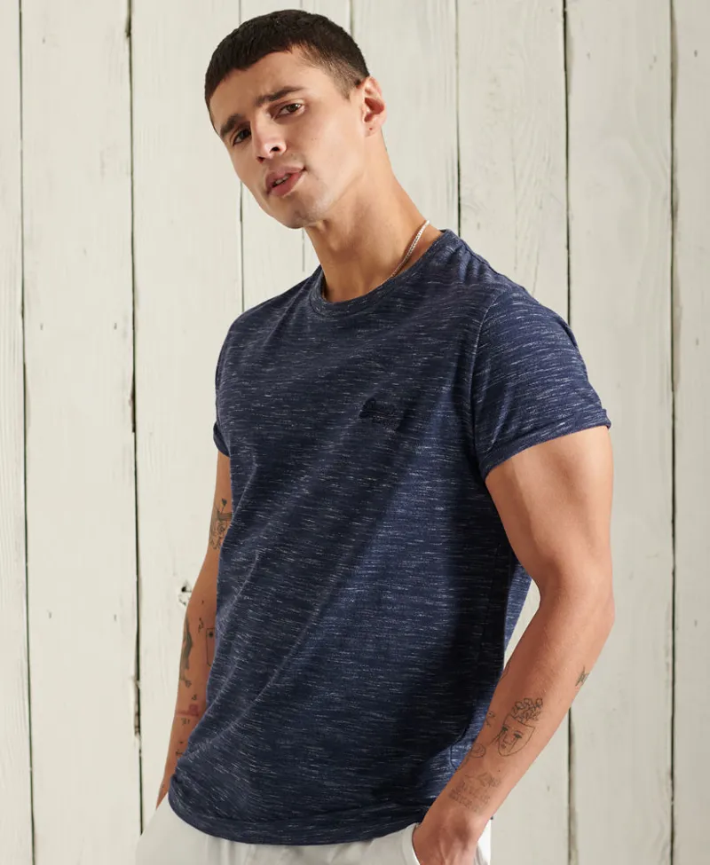 Superdry M1010222A T1N Mens Space Dye Vintage T shirt Navy