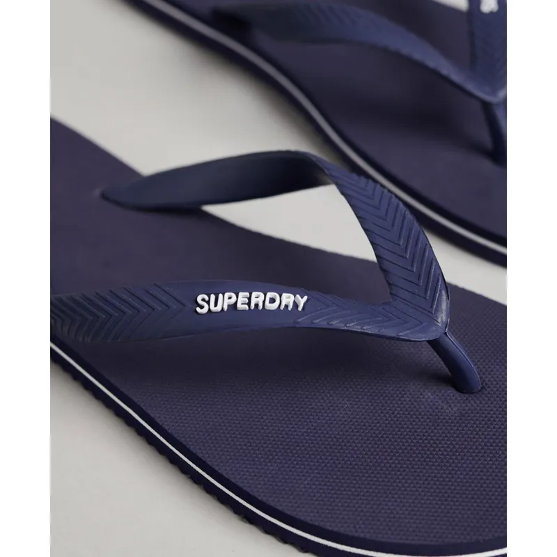 Superdry Classic Flip Flop Navy XL ONLY -2