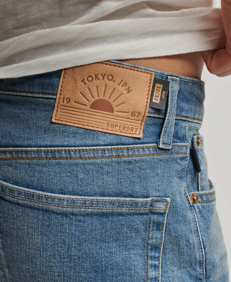 Superdry Slim Jean Rivington Blue-3