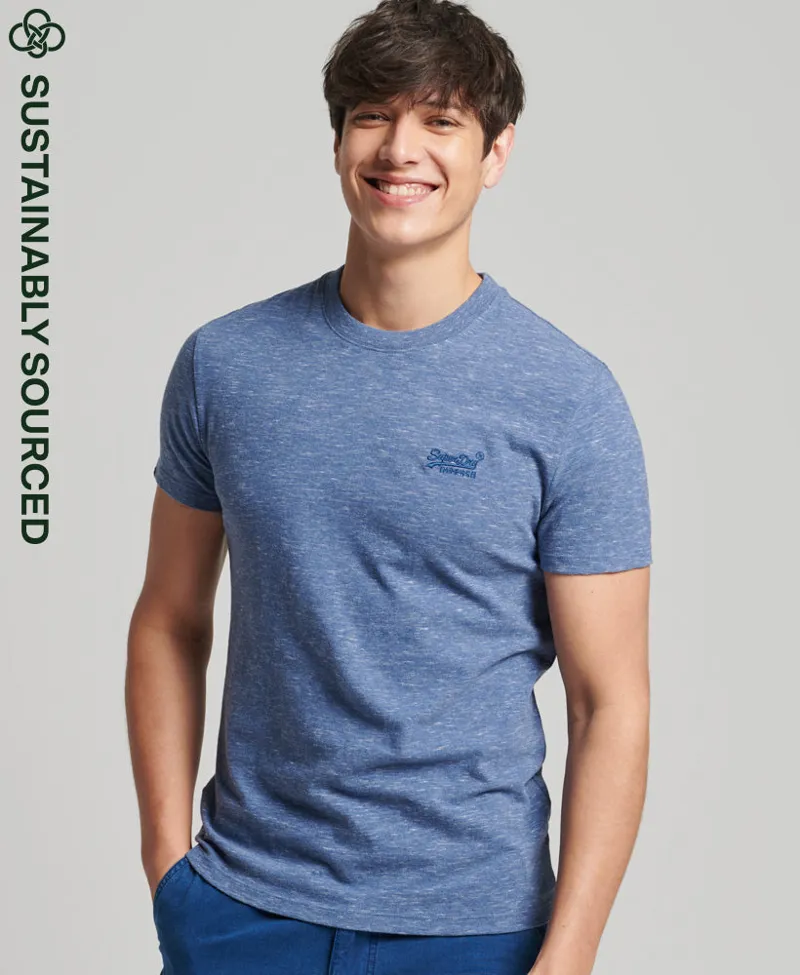 Superdry Vintage Logo Embroidered T-shirt Tidal Blue