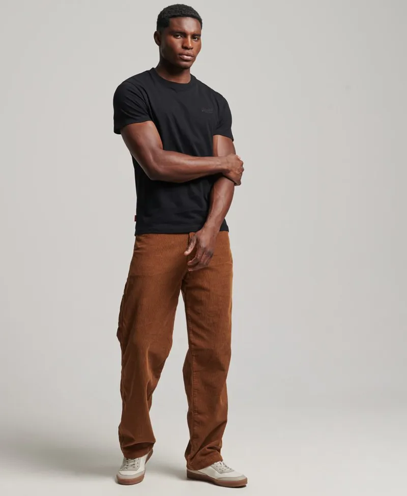 Superdry Organic Cotton Essential Logo T-Shirt Black XL and XXL ONLY-3