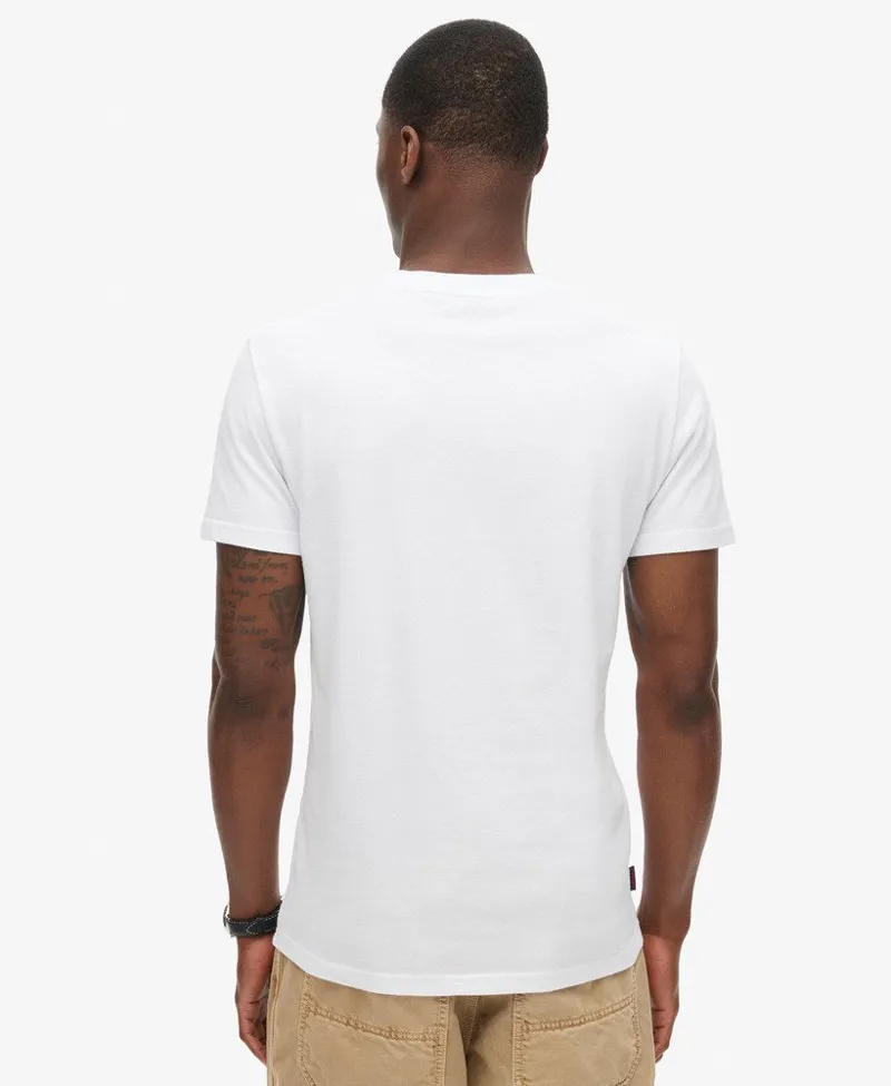 Superdry Organic Cotton Essential Logo T-Shirt White-1