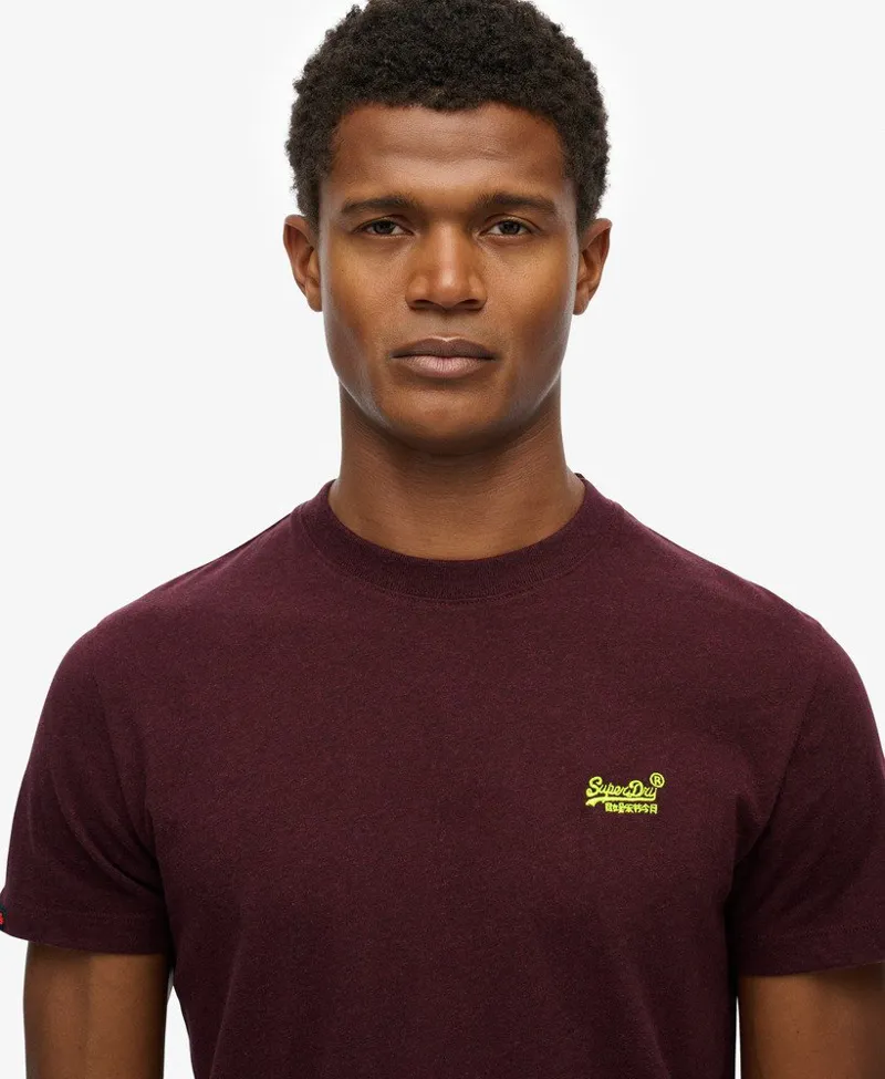 Superdry Organic Cotton Essential Logo T-Shirt Port-1