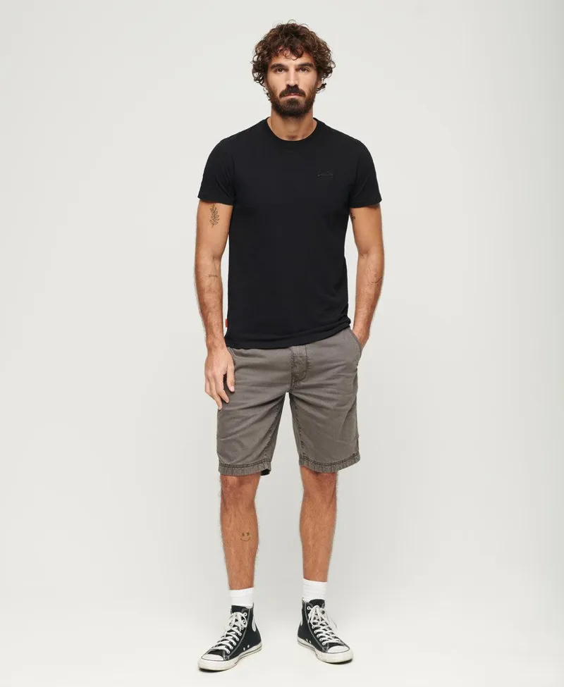 Superdry Organic Cotton Essential Logo T-Shirt Black -4