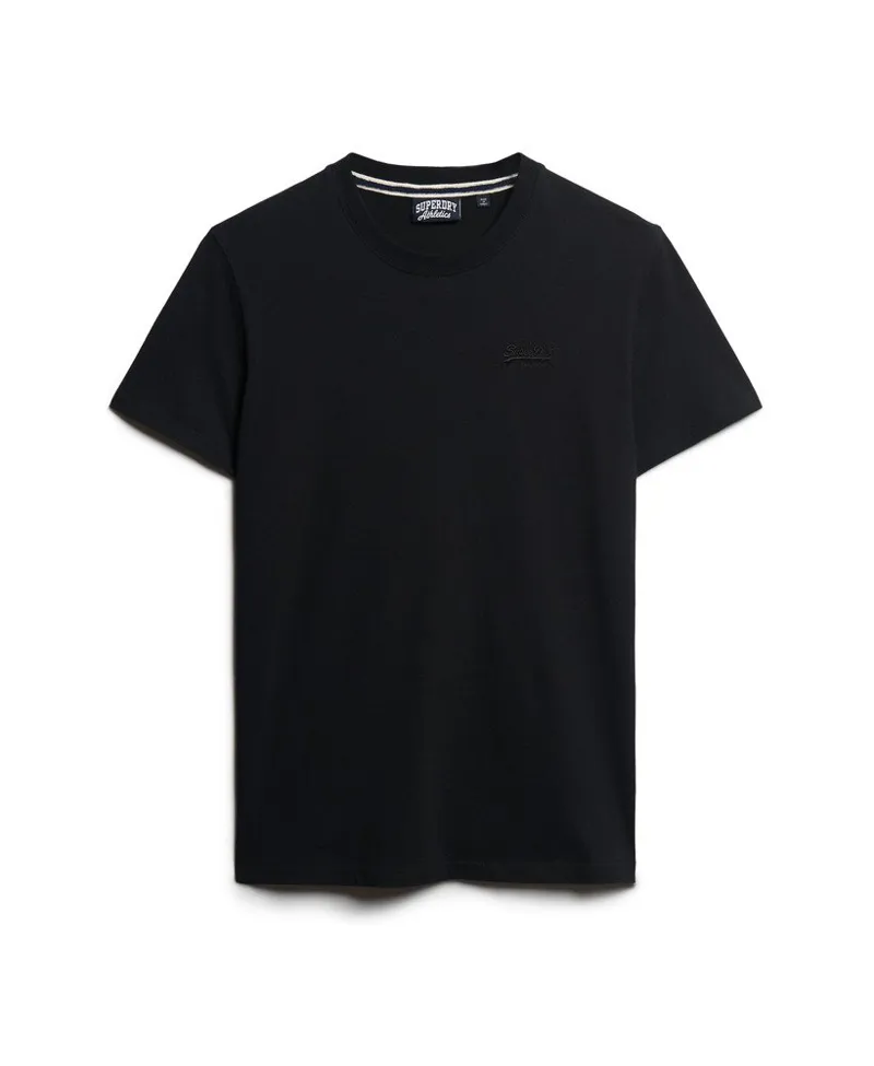 Superdry Organic Cotton Essential Logo T-Shirt Black 
