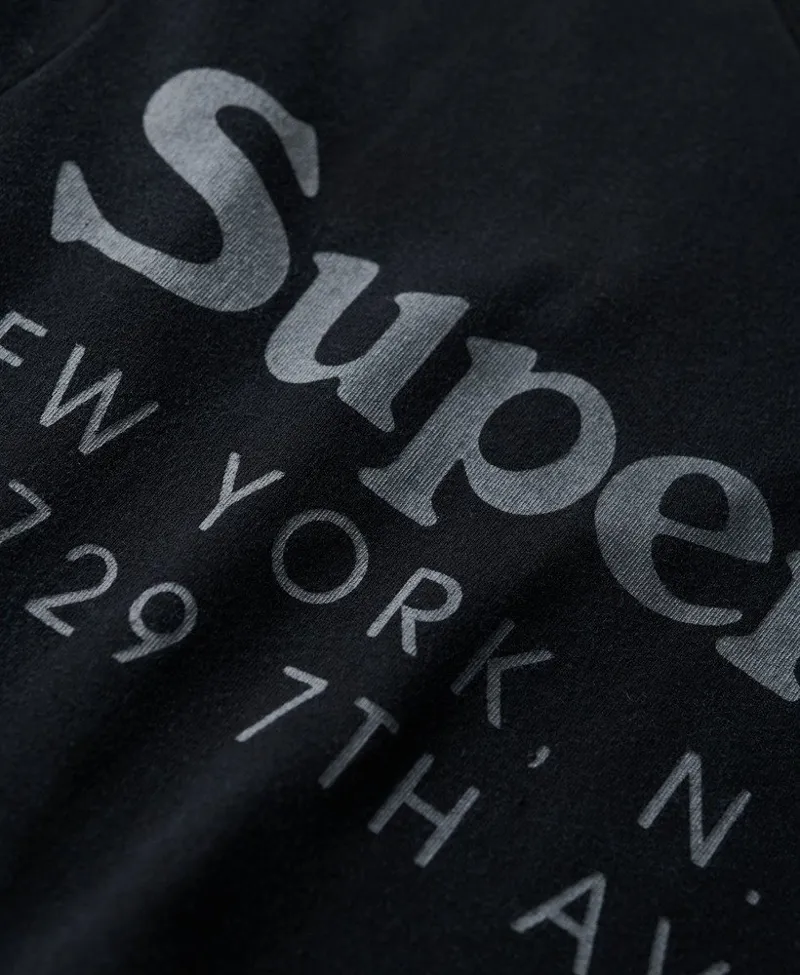 Superdry Tonal Venue Logo T-Shirt Black-1