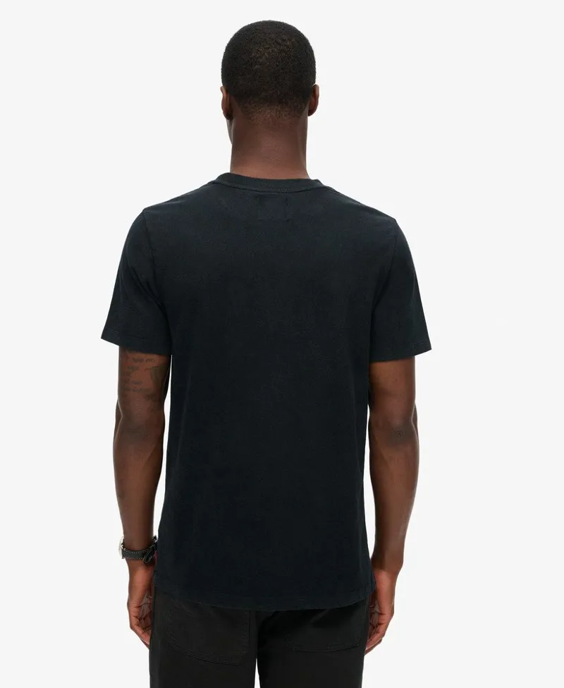Superdry Tonal Venue Logo T-Shirt Black-2