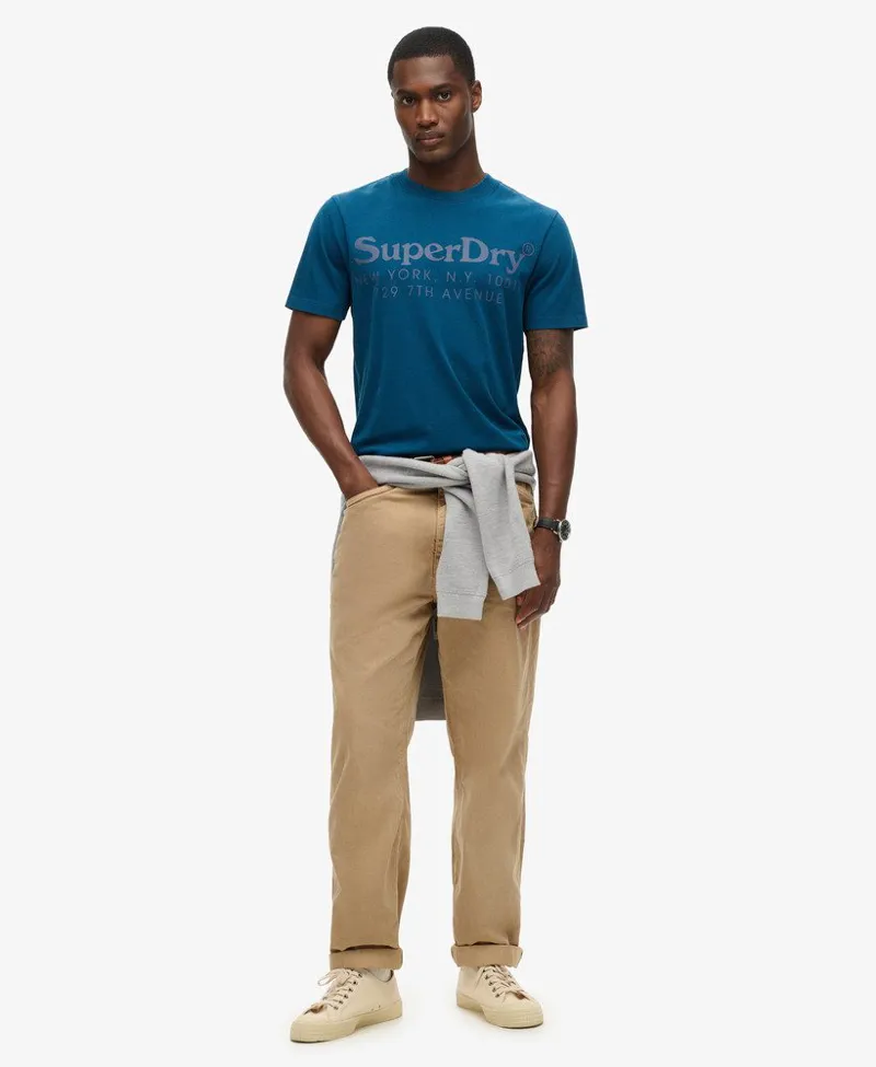 Superdry Tonal Venue Logo T-Shirt Blue XXL ONLY LAST ONE-2