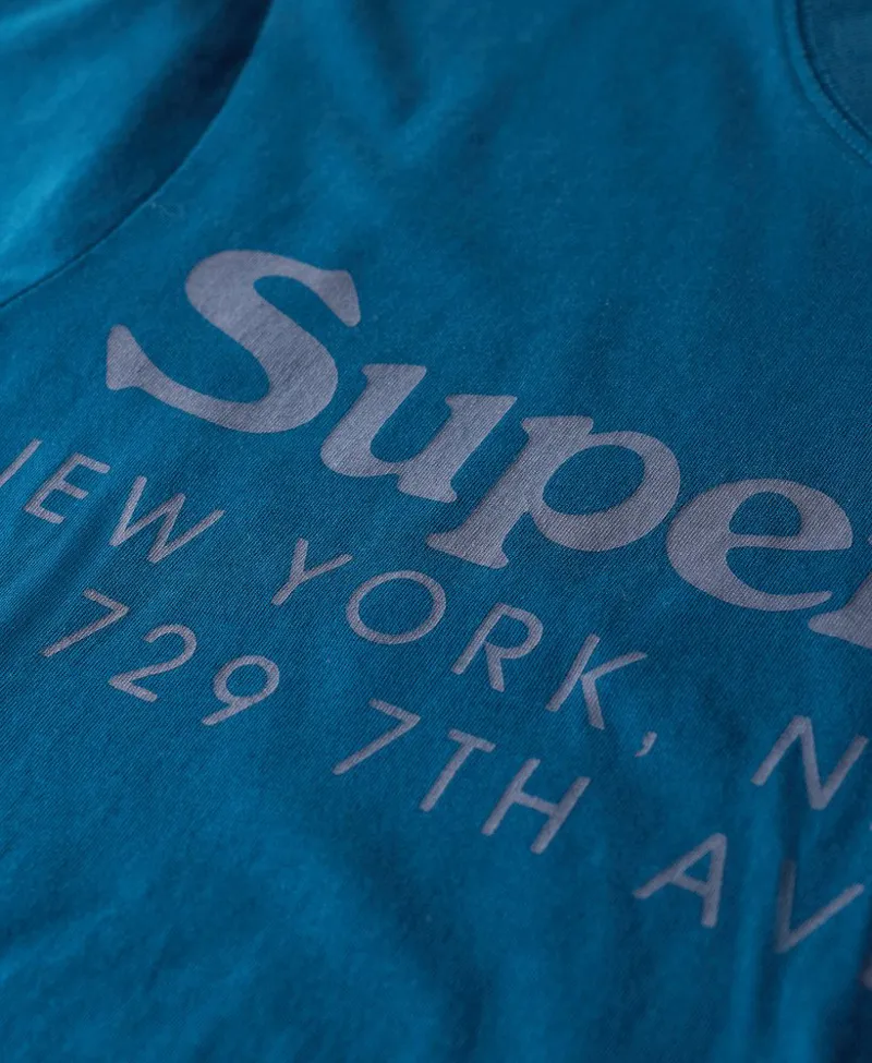Superdry Tonal Venue Logo T-Shirt Blue XXL ONLY LAST ONE-1