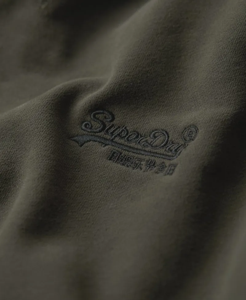 Superdry Essential Logo Crew Sweatshirt Dark Grey Green-2