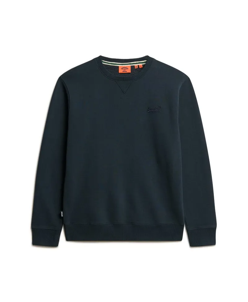 Superdry Essential Logo Crew Sweatshirt Eclipse Navy-6