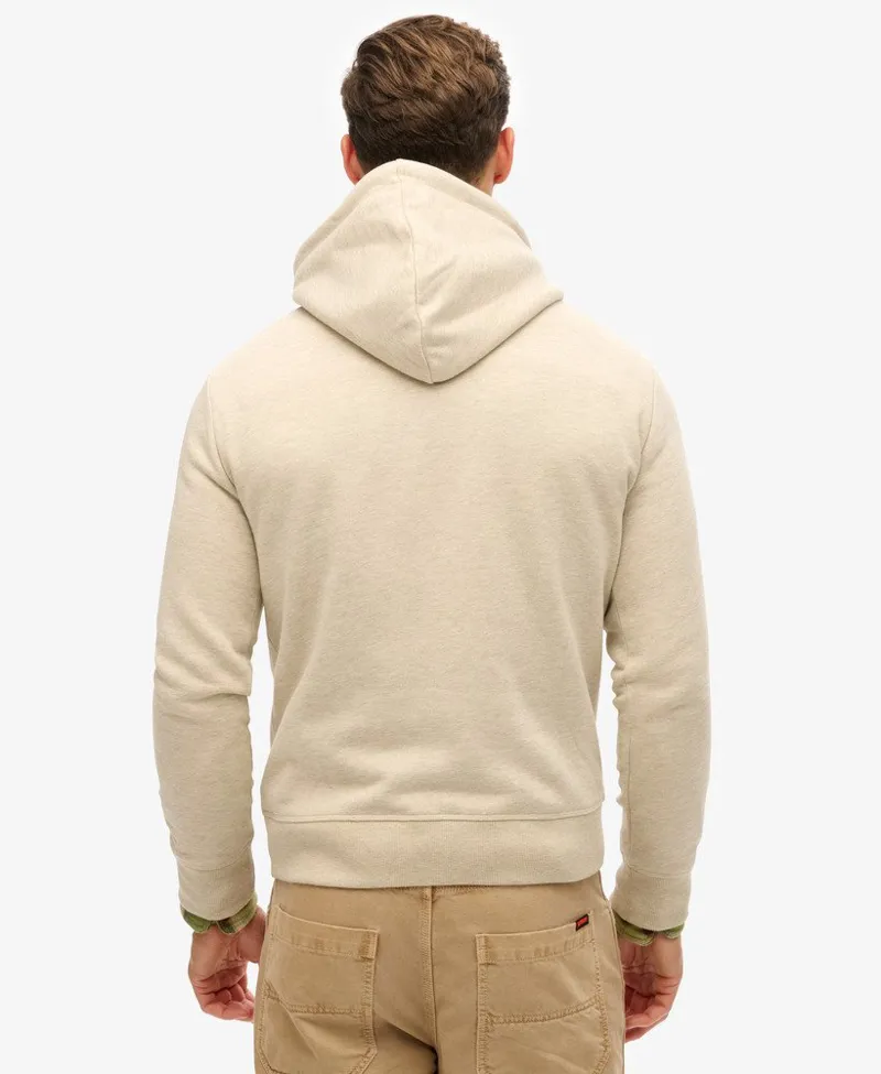 Superdry Vintage Logo Heritage Relaxed Hoodie Beige-4