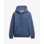 Superdry Essential Logo Half Brushed Zip Hoodie Jeans Blue