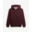 Superdry Essential Logo Half Brushed Zip Hoodie Tawny Port Marl
