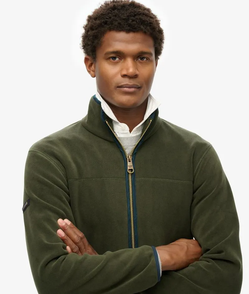 Superdry Estate Full Zip Fleece Green -2