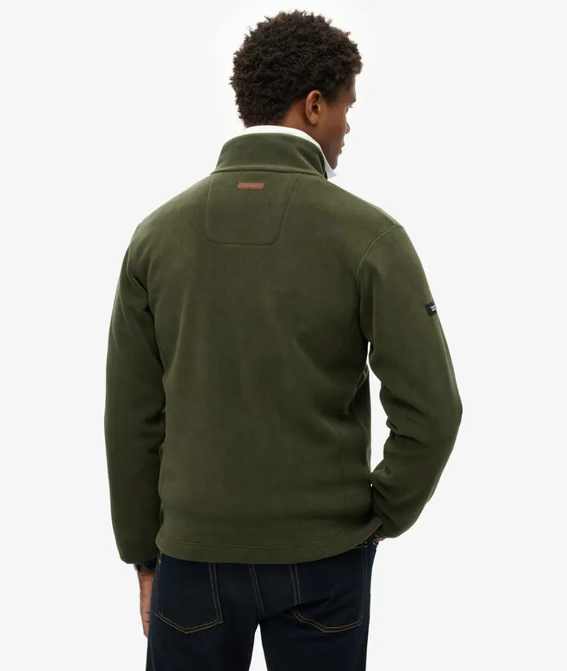 Superdry Estate Full Zip Fleece Green -3