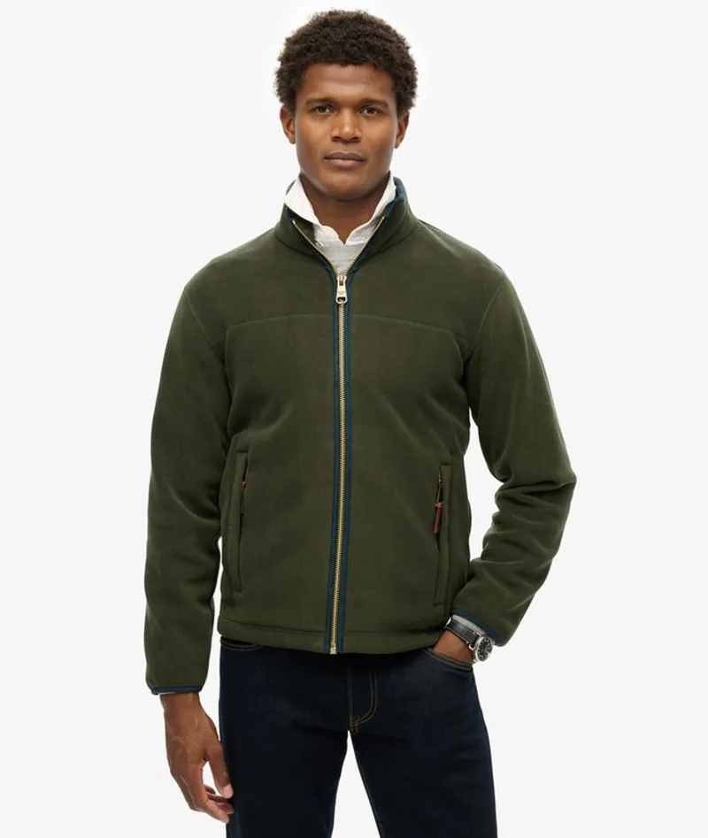Superdry Estate Full Zip Fleece Green -4