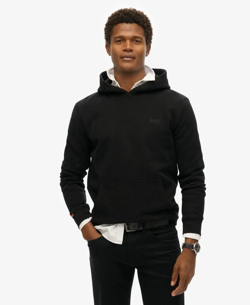 Superdry Essential Logo Hoodie Black-5