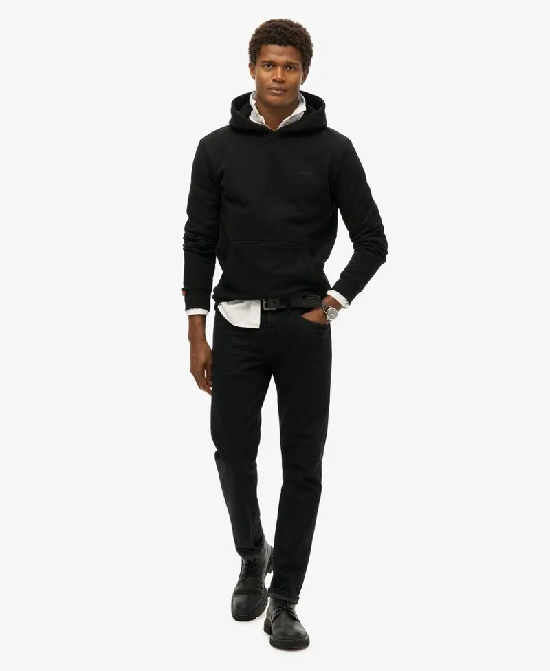 Superdry Essential Logo Hoodie Black-3