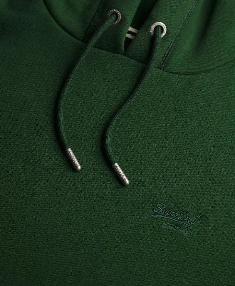 Superdry Essential Logo Hoodie Rich Boston Green-1