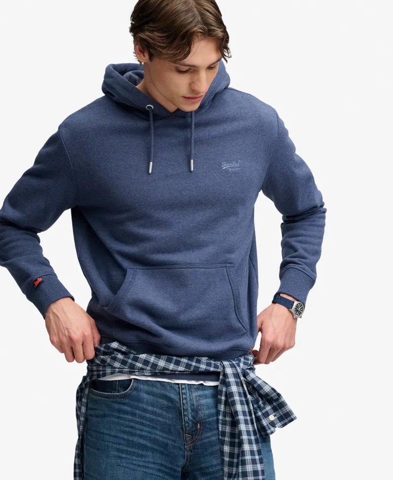 Superdry Essential Logo Sailor Blue Marl-1