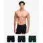 Superdry Boxer Triple Pack Black/Navy/Green