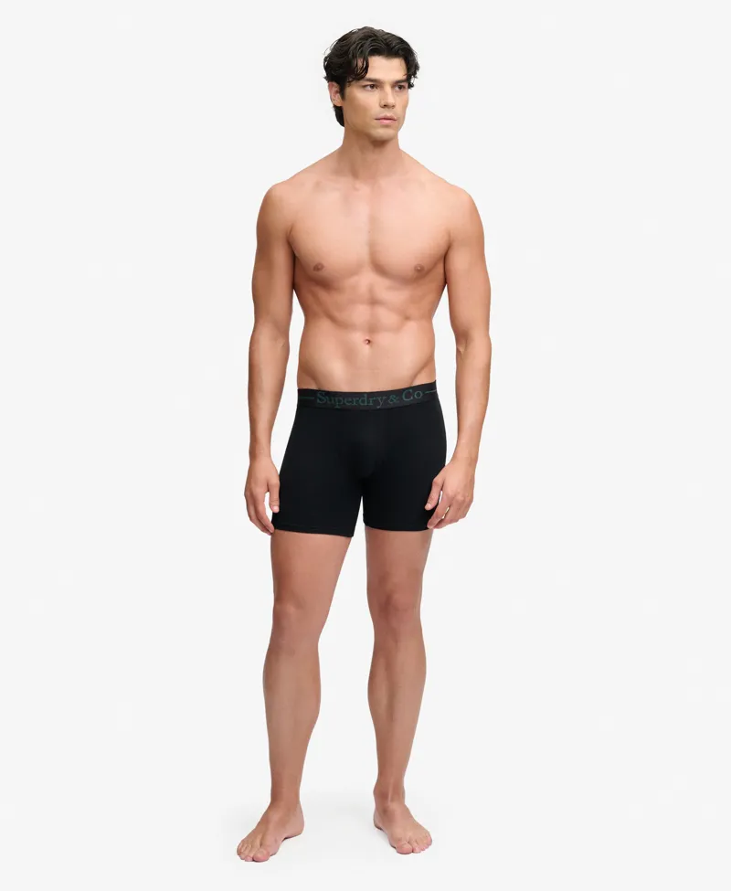 Superdry Boxer Triple Pack Black/Navy/Green-1