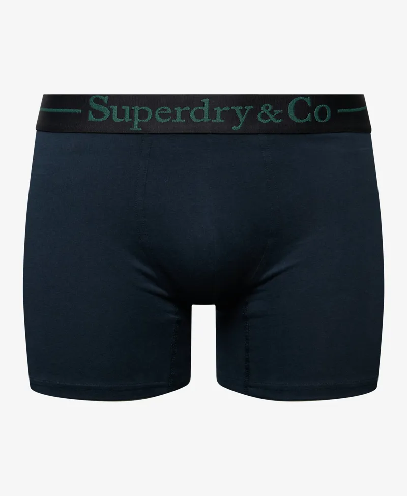 Superdry Boxer Triple Pack Black/Navy/Green-3