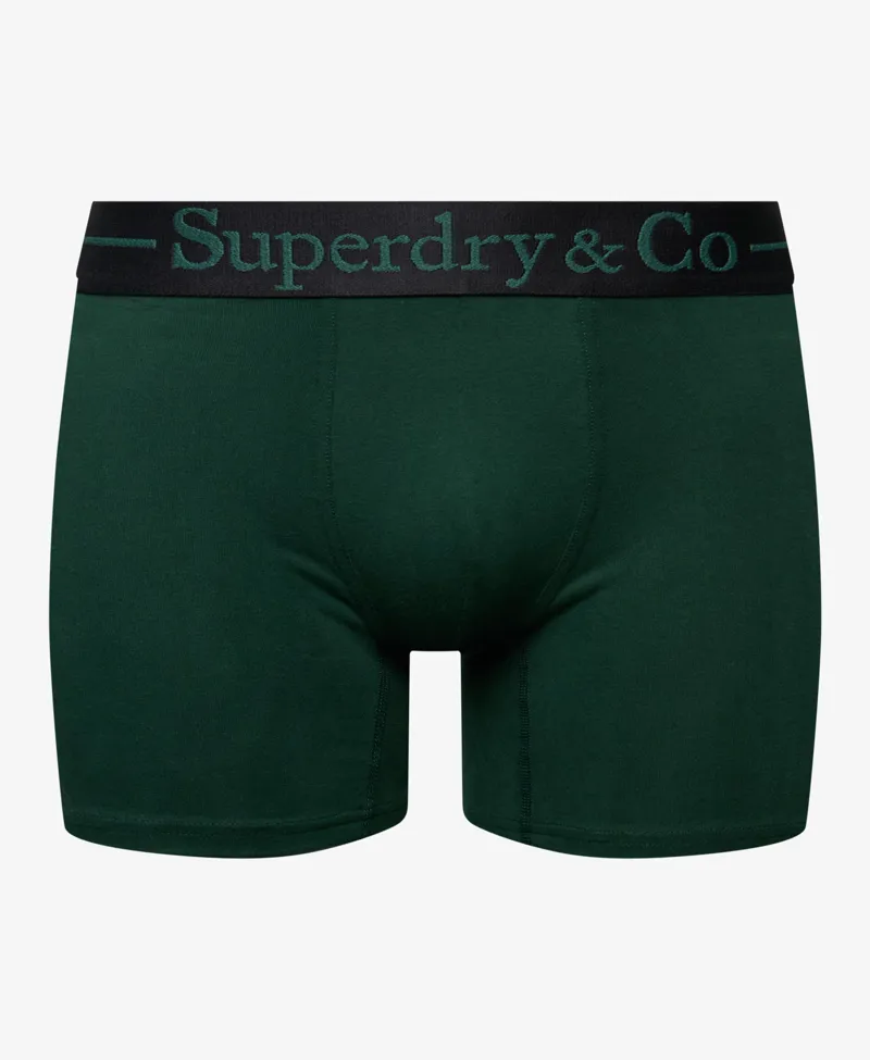 Superdry Boxer Triple Pack Black/Navy/Green-4