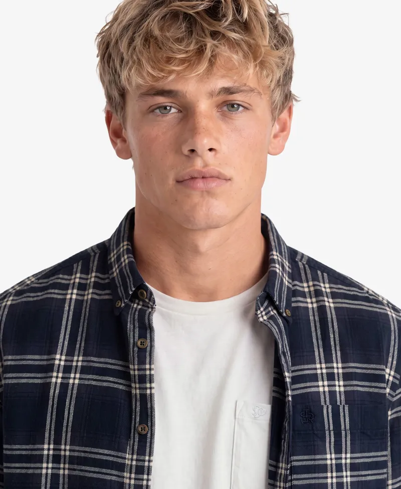 Superdry Long Sleeve Cotton Lumberjack Shirt Navy-4