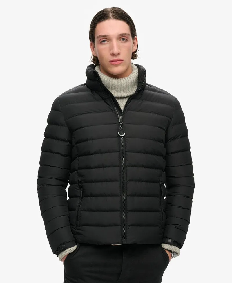 Superdry Fuji Printed Padded Jacket Black-2