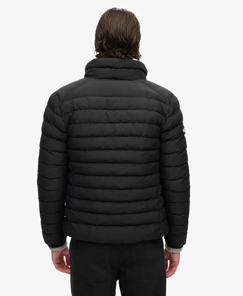 Superdry Fuji Printed Padded Jacket Black-3