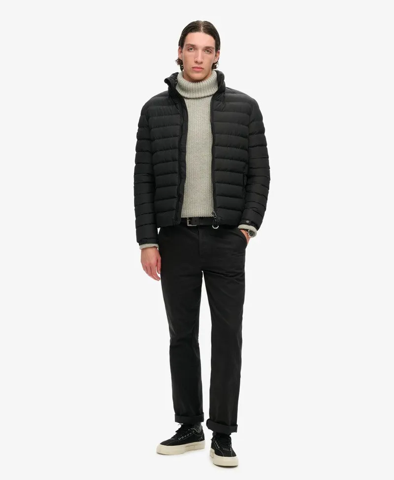 Superdry Fuji Printed Padded Jacket Black-5