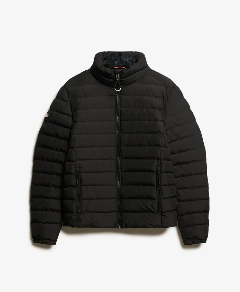 Superdry Fuji Printed Padded Jacket Black-7