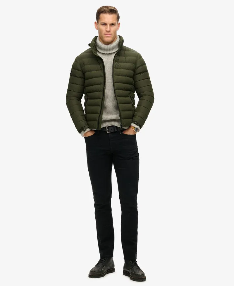 Superdry Fuji Printed Padded Jacket Moss Green LARGE ONLY LAST ONE-4