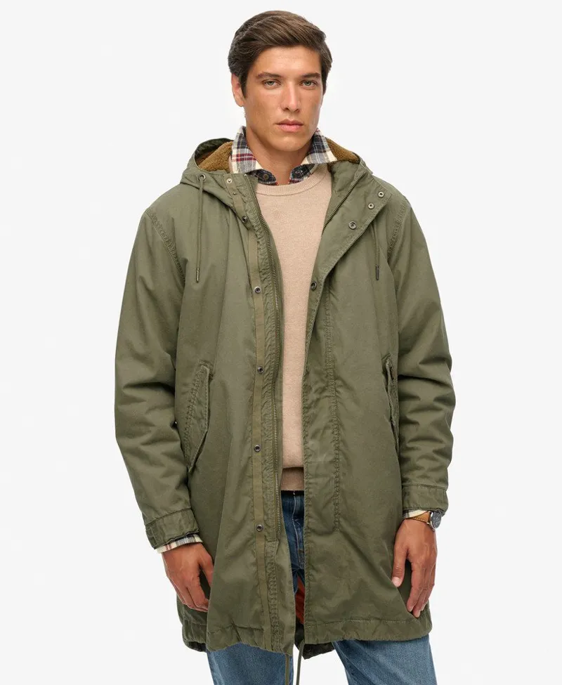 Superdry Military Parka Shooting Olive-1