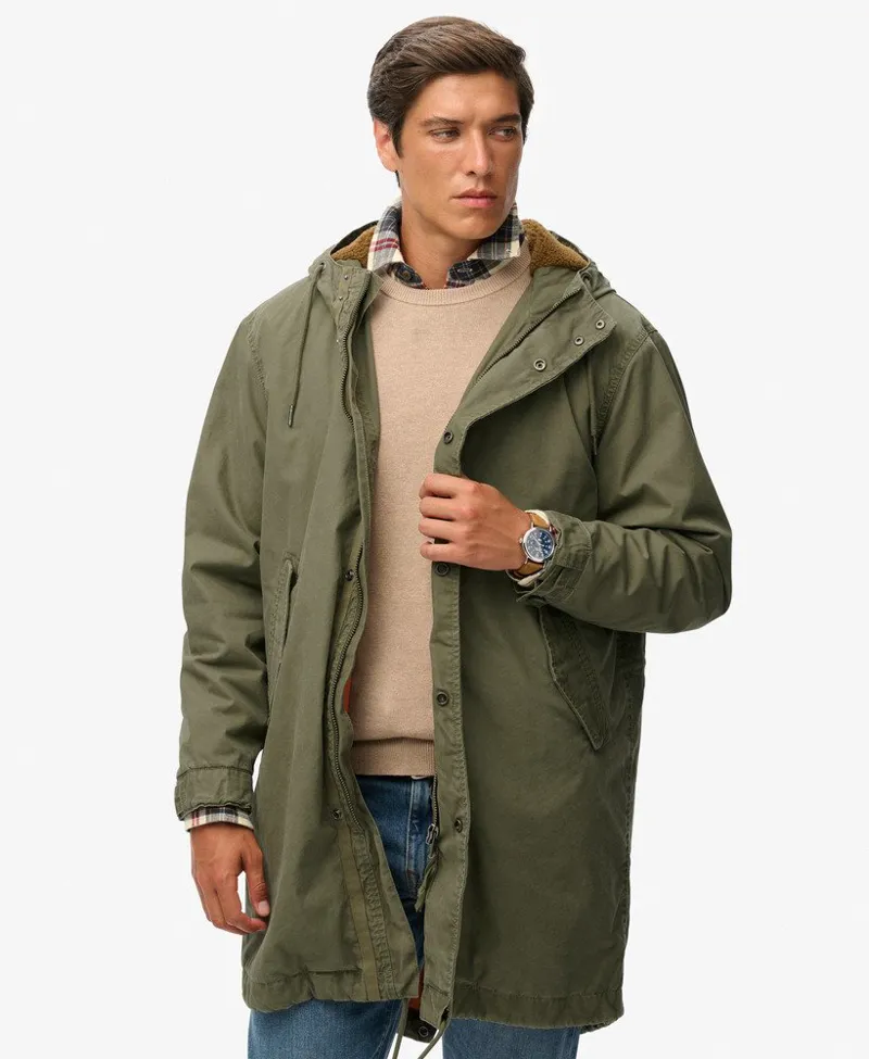 Superdry Military Parka Shooting Olive-2