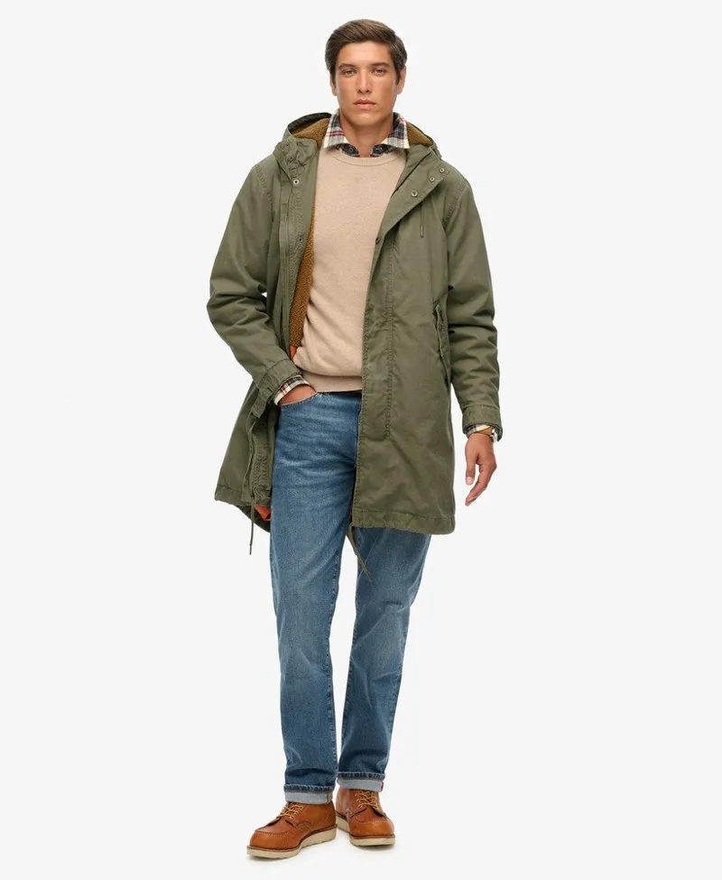 Superdry Military Parka Shooting Olive-4