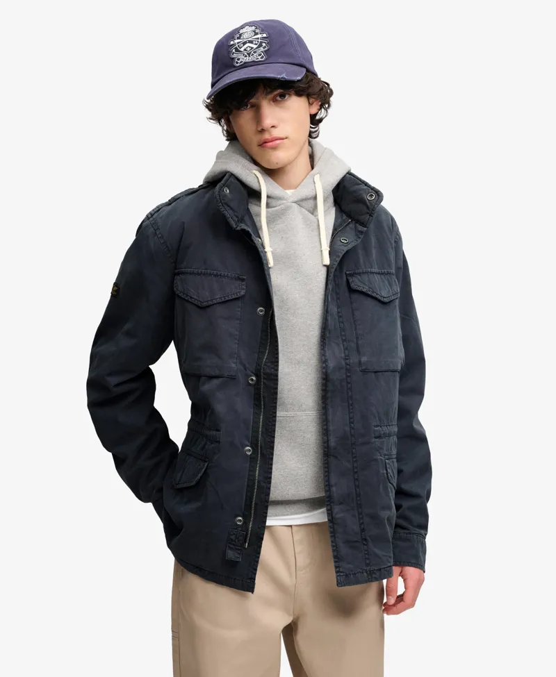 Superdry Cotton M65 Jacket Eclipse Navy-2