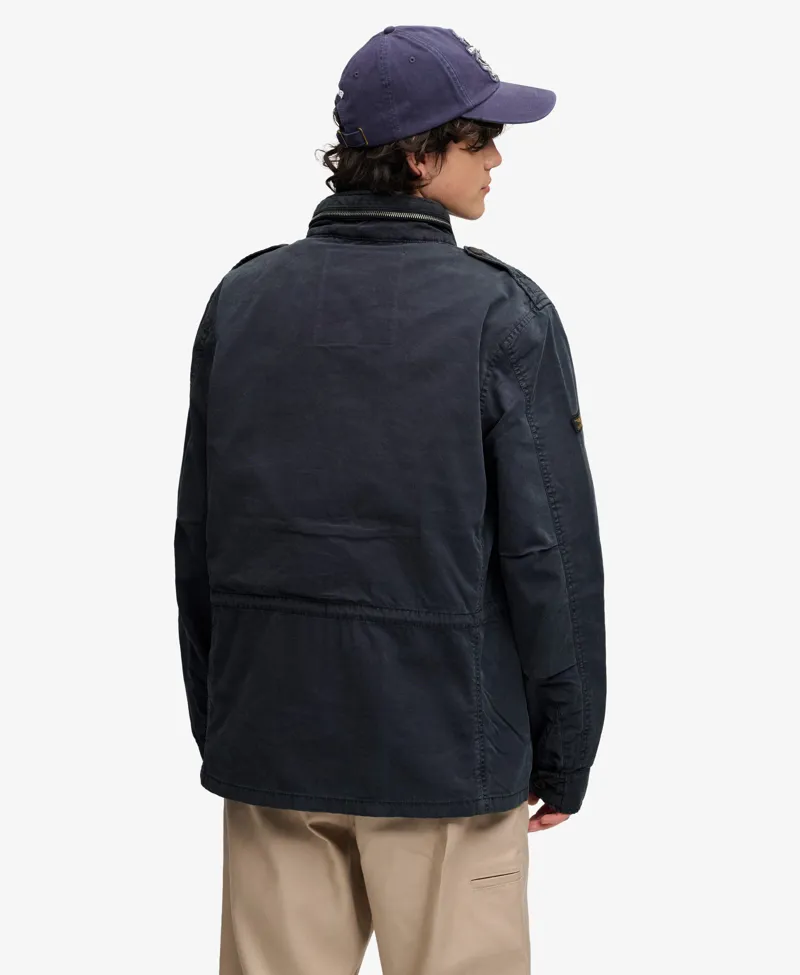 Superdry Cotton M65 Jacket Eclipse Navy-6