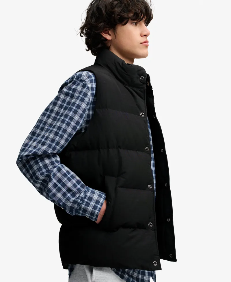 Superdry Non Hood Short Everest Gilet Black-2