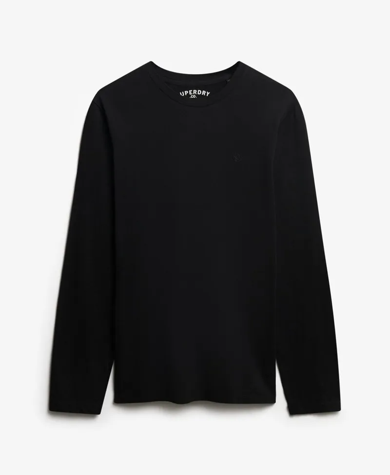 Superdry Classic Essential Long Sleeve Tee Black-6