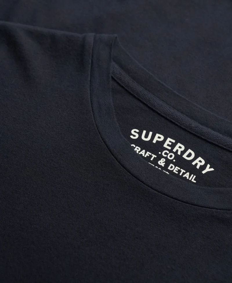 Superdry Classic Essential Long Sleeve Tee Eclipse Navy-5