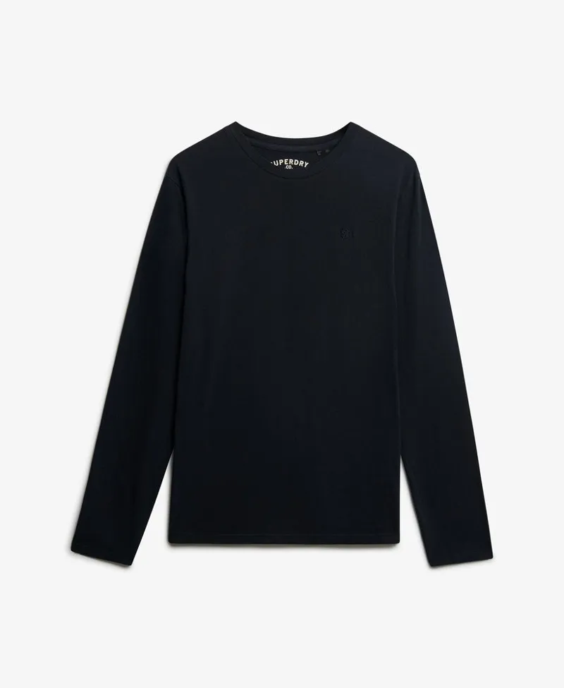 Superdry Classic Essential Long Sleeve Tee Eclipse Navy-7