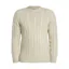 Superdry Jacob Knit Cable Jumper Ecru